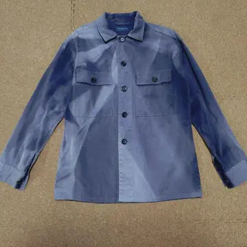 [ XS ] TOMORROWLAND 네이비 유틸리티 셔츠 일본제 페이드