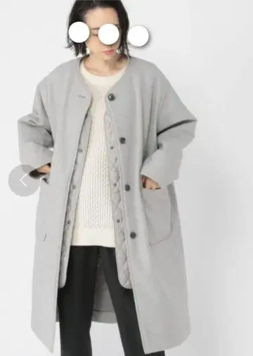 스튜디오 CLIP 라이너 3way 코트 그레이