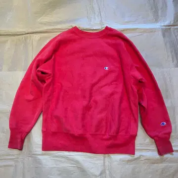 90s USA제 Champion 챔피온 리버스 위브 L 빨간색 레드