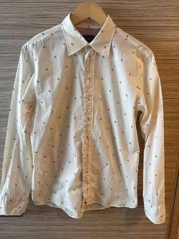 폴스미스 JEANS 아이보리 자수 긴팔 셔츠