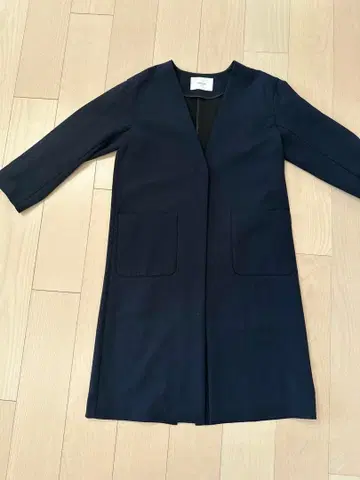 새상품급 FRAMEWORK 네이비 롱 코트