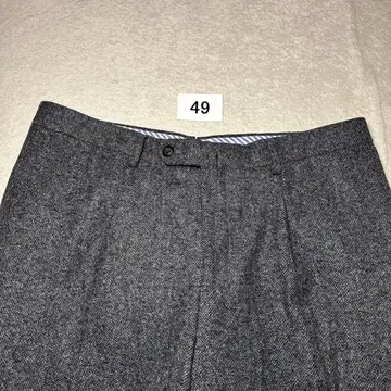 49 컨디션 최상 blazer's bank 슬랙스 트위드 그레이 4L