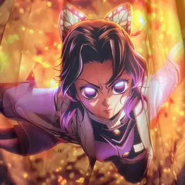 귀멸의 칼날 무한성에 있는 코쵸우 시노부 T셔츠