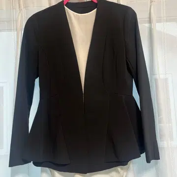 블랙 페플럼 비즈니스 자켓 M size