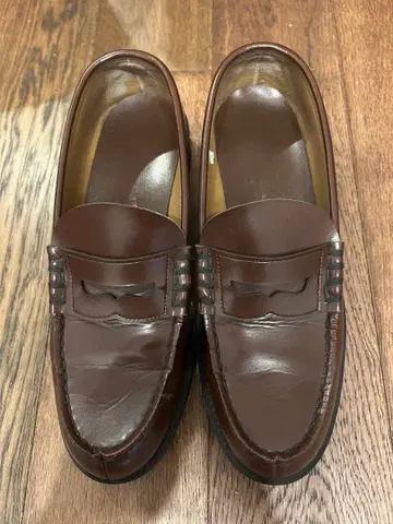 HARUTA 남성용 로퍼 27.5cm 브라운