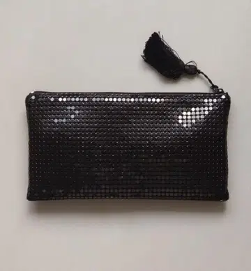 파티 백 메탈 메쉬 블랙