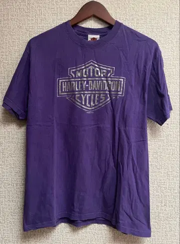 HARLEY DAVIDSON 2009년제 T셔츠 M 보라색