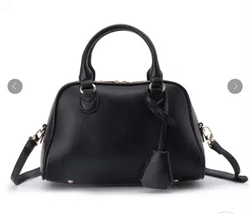 에스페란자 주름 인조 가죽 보스턴 백 블랙