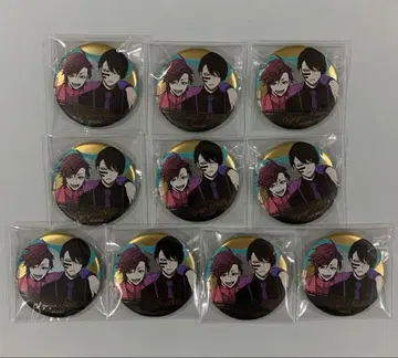 토우겐 안키 메탈릭 캔뱃지 무타노 무진 오이란자카 쿄야 10점