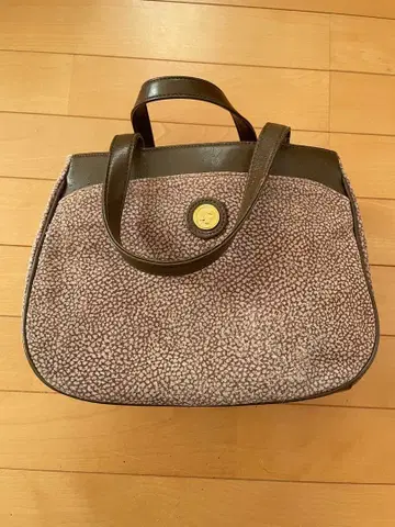 MALOCK.M 마록.엠 텍스처 핑크 브라운 핸드백