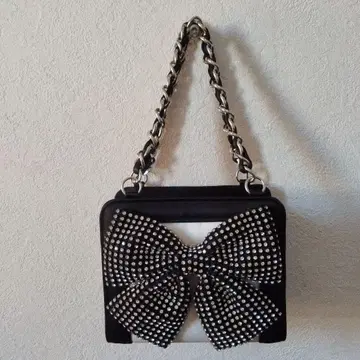 다이애나 리본 스터드 파티 백 핸드백