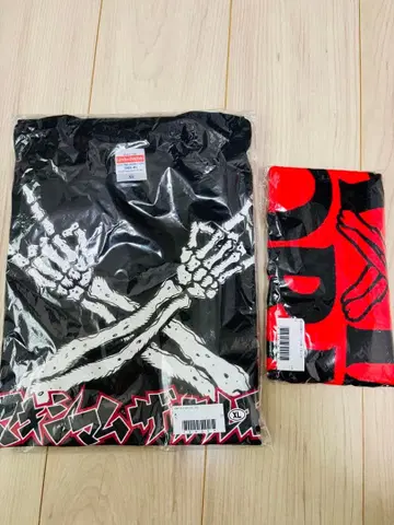 [ 새상품 미개봉 ] 맥시멈 더 호르몬 메탈 포즈 T셔츠 XL / 타월