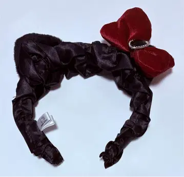 유니버셜 머리띠 USJ 키티 블랙 빨간색