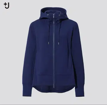 유니클로 +J 질 샌더 드라이 맨투맨 풀 집업 후드티 미사용 새상품