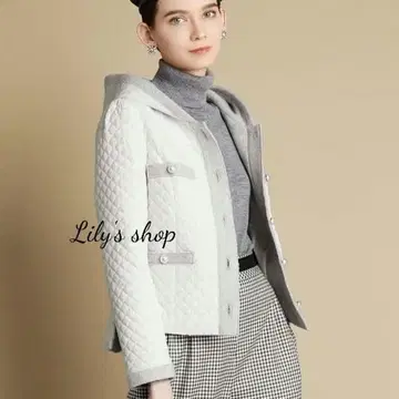 르네 충전솜 퀼팅 코트