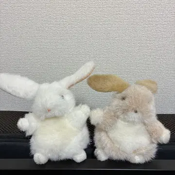몬슈유 토끼 봉제 인형 2개 세트