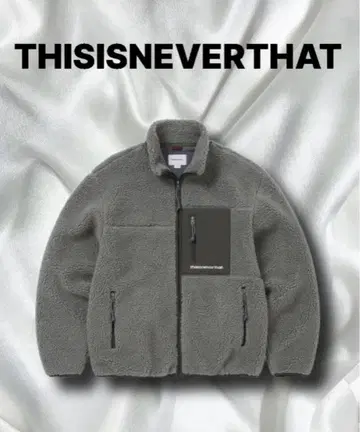 thisisneverthat 플리스 자켓 M 그레이