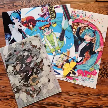 하츠네 미쿠 클리어 파일 4장 세트