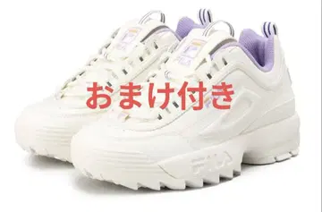 FILA 통굽 스니커즈 화이트 퍼플