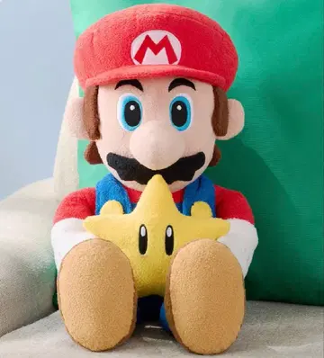 제일복권 마리오 A상 마리오의 말하는 봉제 인형 with 슈퍼스타