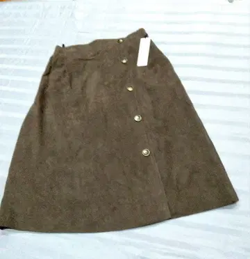 A 라인 스커트 버튼 포함 일본제