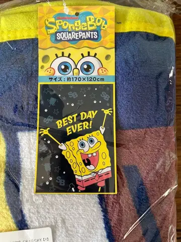스펀지밥 담요 약 170 x 120cm