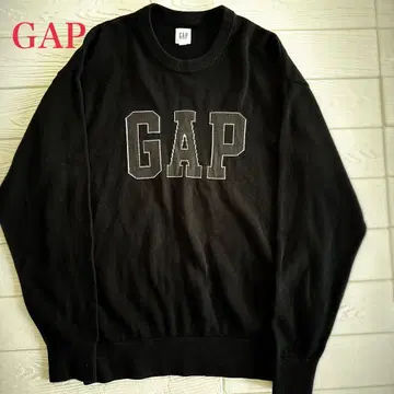 GAP 갭 스웨터 니트 크루넥 Y2K 빅 로고 M 사이즈