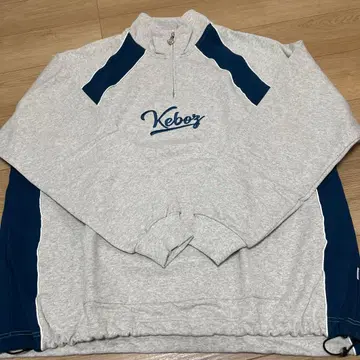 Keboz 하프 지퍼 트레이닝복 L 사이즈 그레이/네이비