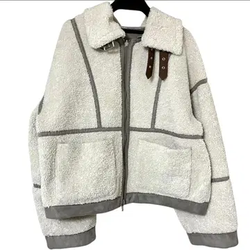 [ KBF ] 리버서블 페이크 무스탕 봄버 자켓 프리 사이즈