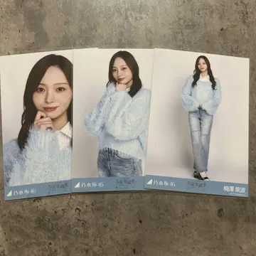 노기자카46 브로마이드 우메자와 미나미 카라 부착 코디