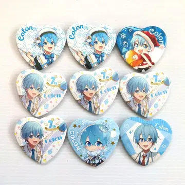스토푸리 코론군 하트 캔뱃지 9개