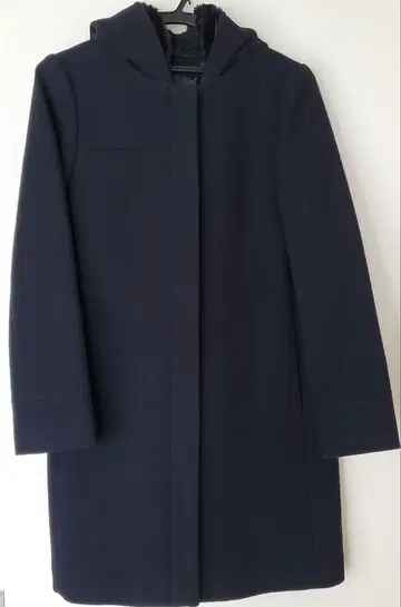 셉트 프리미어 네이비 울 혼방 3way 코트