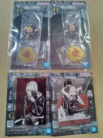 데스노트 멜로 제일복권 아크릴 스탠드 아크릴 참 세트