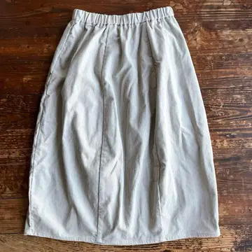 미즈이로 인드 코듀로이 롱 스커트