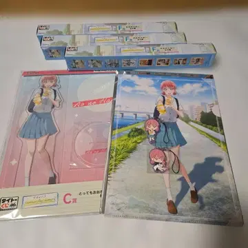 푸른상자 다이토 복권 아크릴 스탠드 스트랩 파일 포스터 세트