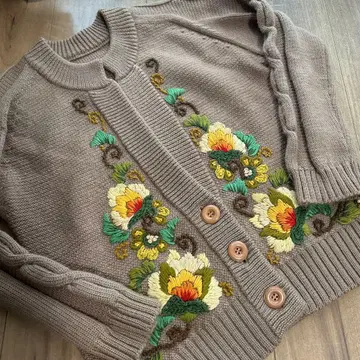 쇼와 레트로 빈티지 가디건