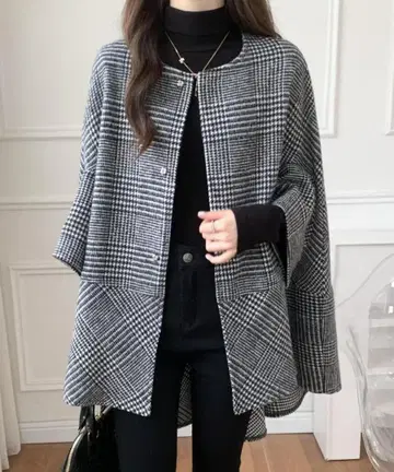 여성용 아우터 코트 망토 코트 패션 가을 겨울 의류 망토 디자인