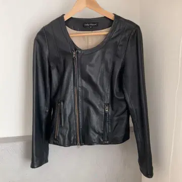 어반 리서치 램 가죽 노카라 천연 가죽 레더 자켓 38