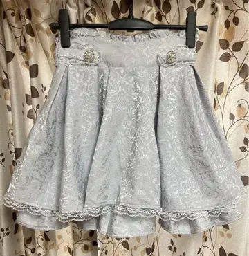 NOEMIE 자카드 리본 치마바지 고급 레이스 포함 럭셔리 양산형 코디