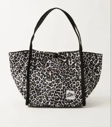 드리프터 레오파드 무늬 토트백