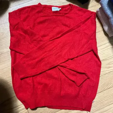 UNITED COLORS OF BENETTON 울 스웨터 48 레드