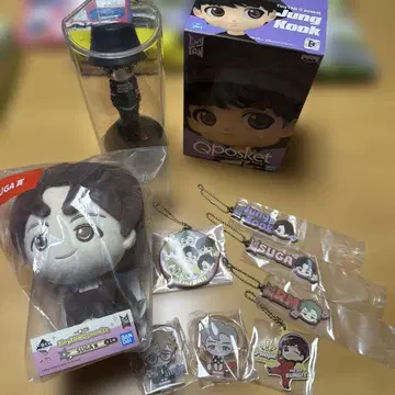 BTS 제일복권 TinyTAN SUGA 봉제 인형 키링 세트