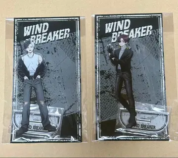 윈드 브레이커 락 레더 트리 빌리지 아크릴 스탠드