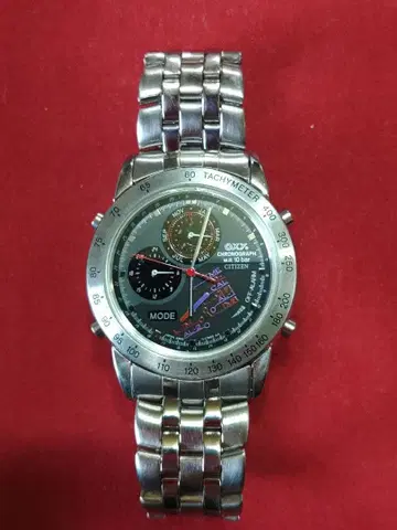 손목시계 CITIZEN 시티즌 6850-L10071 크로노그래프 중고품