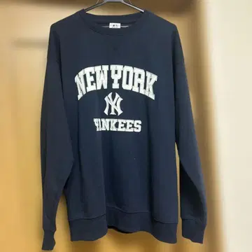 New York Yankees 맨투맨 M 사이즈 네이비