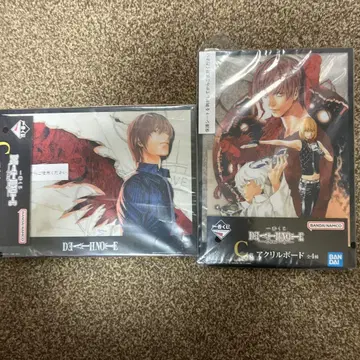 데스노트 DEATHNOTE 제일복권 C상 아크릴 보드 2개