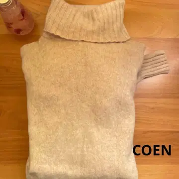 COEN 터틀넥 니트 원피스 여성용