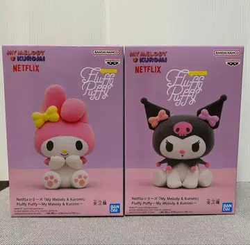 Fluffy Puffy My Melody & Kuromi 피규어 세트