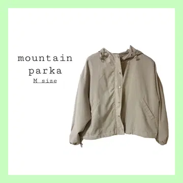 베이지 마운틴 파카 M 사이즈