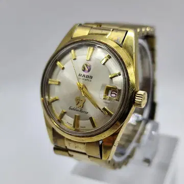 레어 가동 RADO 라도 골든 호스 자동 와인딩 빈티지 골드